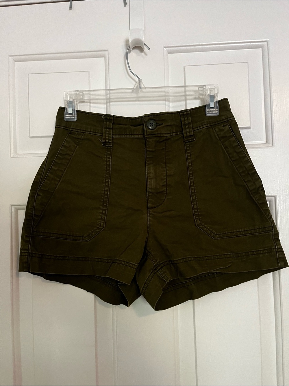 High-Rise Olive Green OG CHINO Shorts